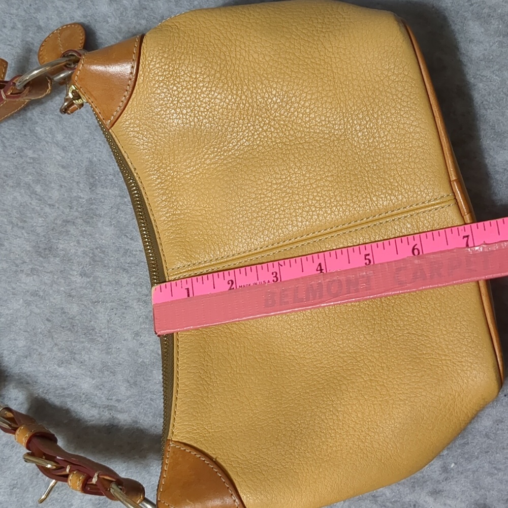Dooney & Bourke Small O-Ring Shoulder Bag Tan Leather - Picture 14 of 14